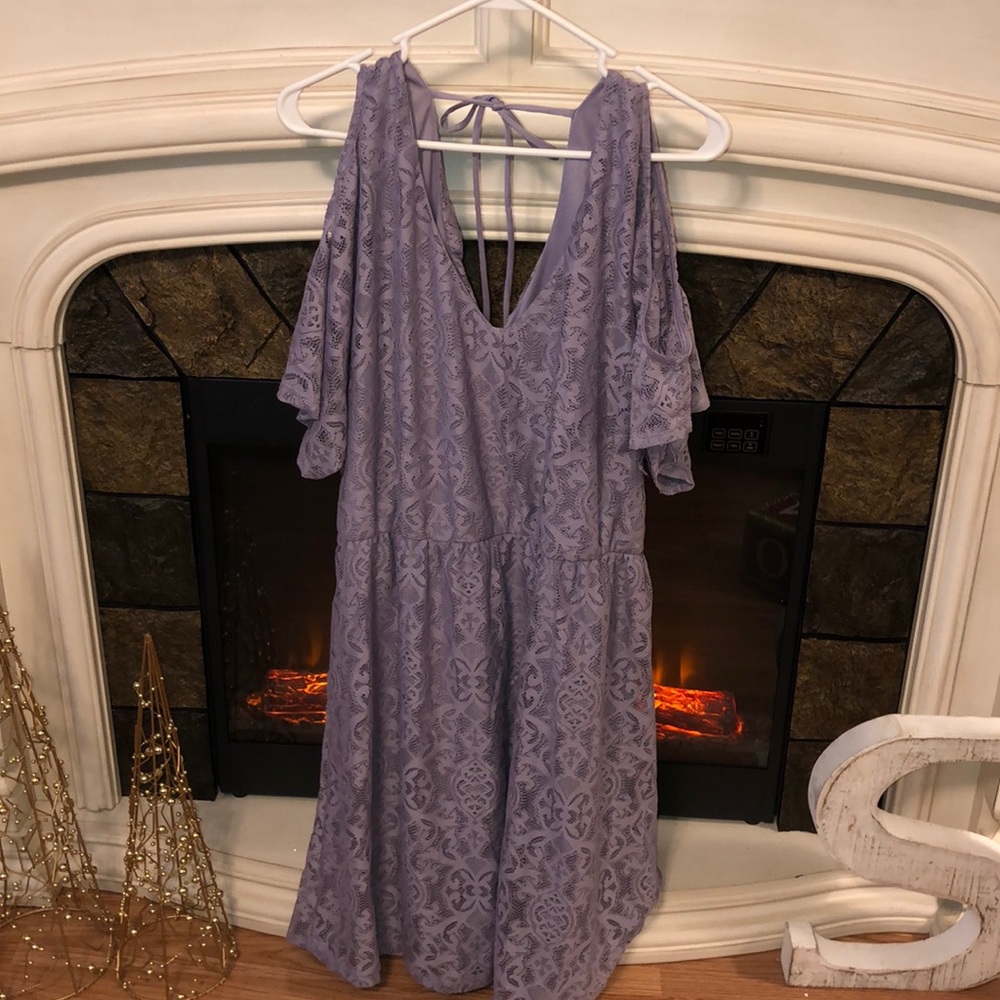 SOLD Lace Lavender Dress NWOT